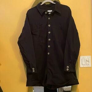 gianni Nono black denim romper